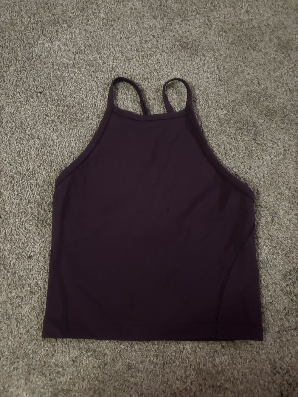 Lululemon Women's High-Neck Cami Tank Top - Deep Plum